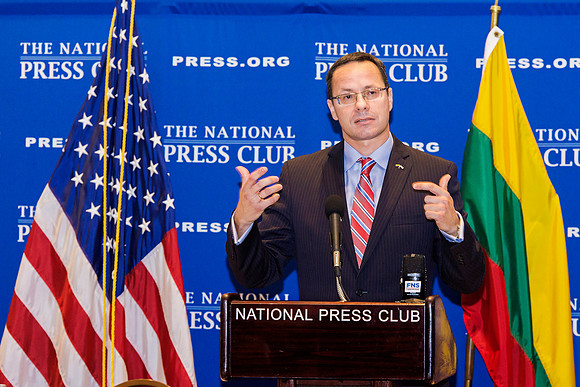 Lithuanian Ambassador  to the USA at the National  Press Club