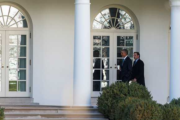Oval office and President Barack Obama