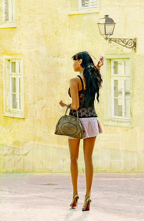 Kleipeda - Luxembourg Combination of subject and background in different places
