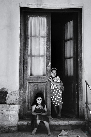 Two young girls, Juyjuy, Argentina.