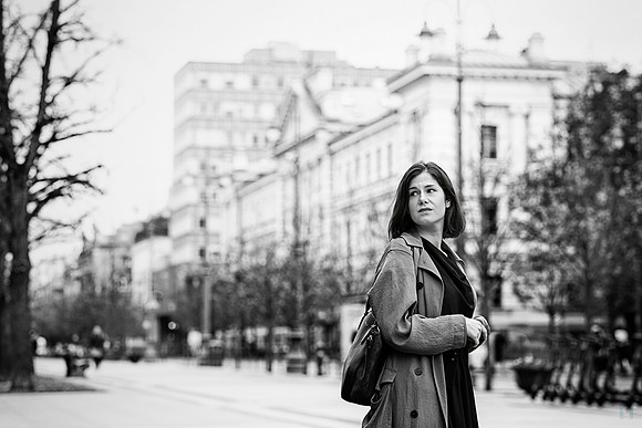 201009 Stephanie à Vilnius 3497 BW Photo © Ludo Segers