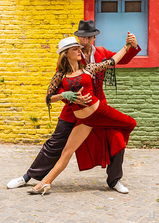 Tango In La Boca, Buenos Aires
