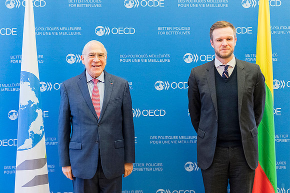 210127 Foreign Minister Gabrielius Landsbergis OECD Paris  850_7085 Photo © Ludo Segers