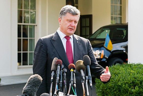Ukrainina President Poroshenko during White House Visit