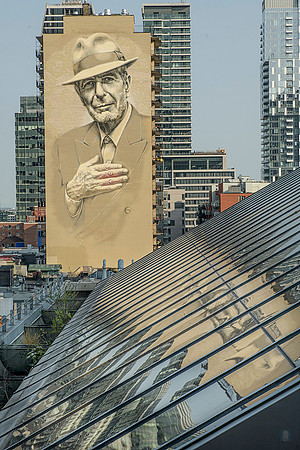 230921 Leonard Cohen from MBA Montreal 7376n7 Photo © Ludo Segers 2023