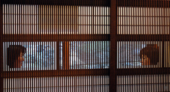 Japanese Restaurant Scene 25 x 45 cm
