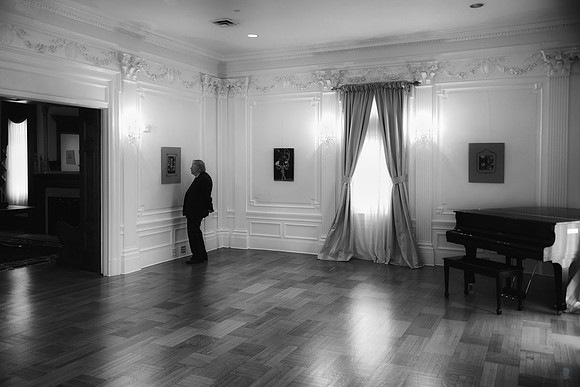 A room with a view for Professor Landsbergis 30 x 45 cm
