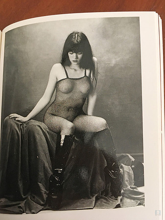 Fishnet suit and boots