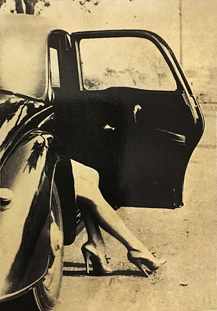 Car and legs