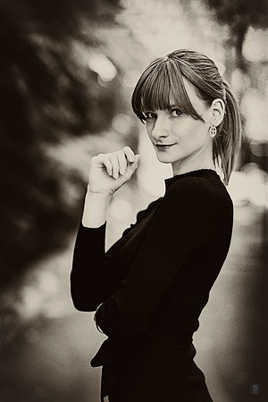20200603 Dovile in Paris 5967 Sepia Photo © Ludo Segers