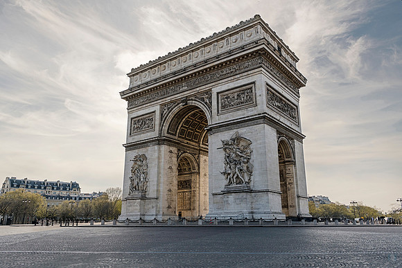 20200407 Arc de Triomphe Paris  3147 Photo © Ludo Segers