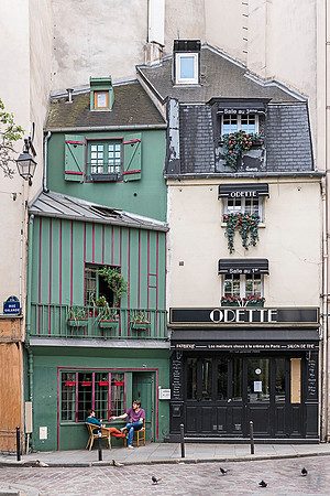 20200417 Rue Galande in April in a deserted Paris 3426 Photo © Ludo Segers