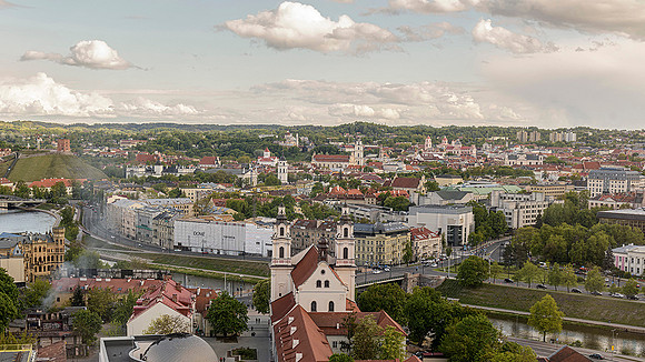 View from Artery Business Centre Artery Verslo Open House Vilnius © Ludo Segers Photography