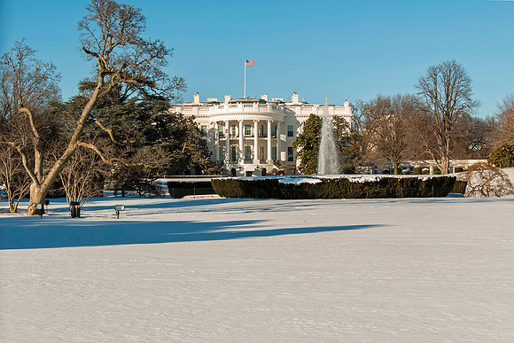 White House in Winter Wonder Land