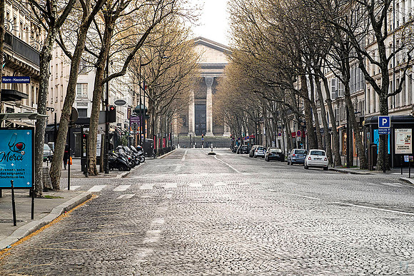 20200328 Around La Madeleine in Paris during Corona 3047 Photo © Ludo Segers