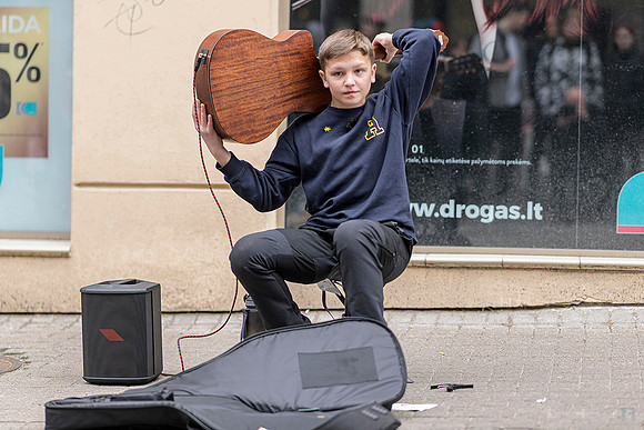 Young Jimmy Hendrix during Vilnius Music Days © Ludo Segers Photography